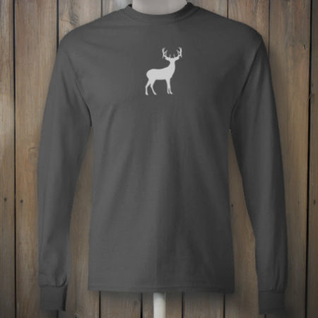 Longsleeve tshirt with white deer design