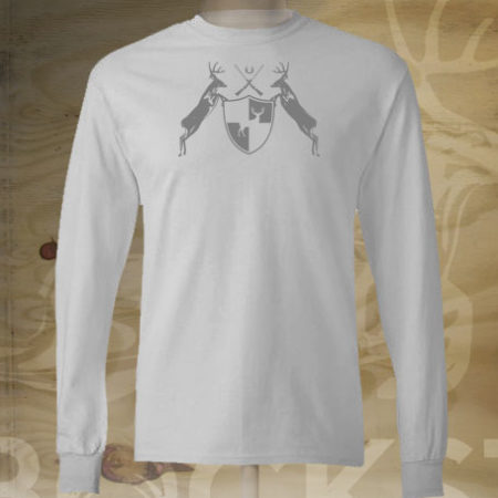 deer coat of arms long sleeve tshirt