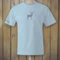 Light blue tshirt with deer logo