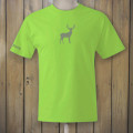 Lime Green Tshirt with Deer logo